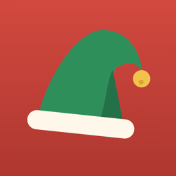 Buddy's icon: a green elf hat on warm red